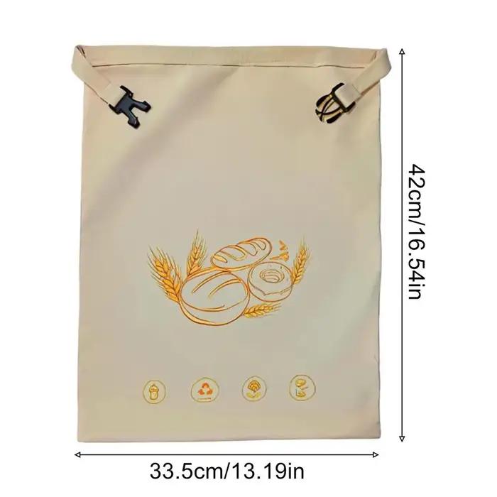 Sac de conservation du pain en cire d'abeille naturelle, pochette réutilisable en coton, garde le pa