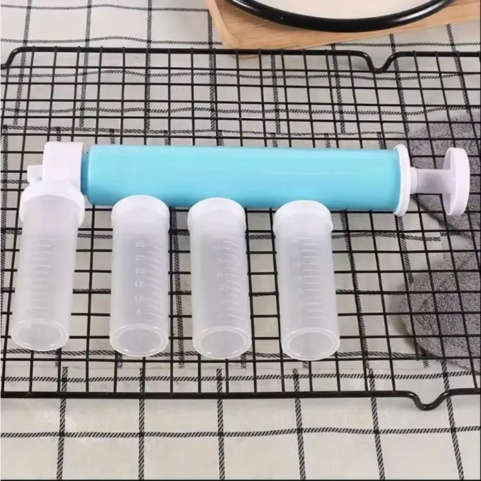 Pistolet de pulvérisation aérographe manuel pour la décoration de gâteaux, la pâtisserie, comprend 4