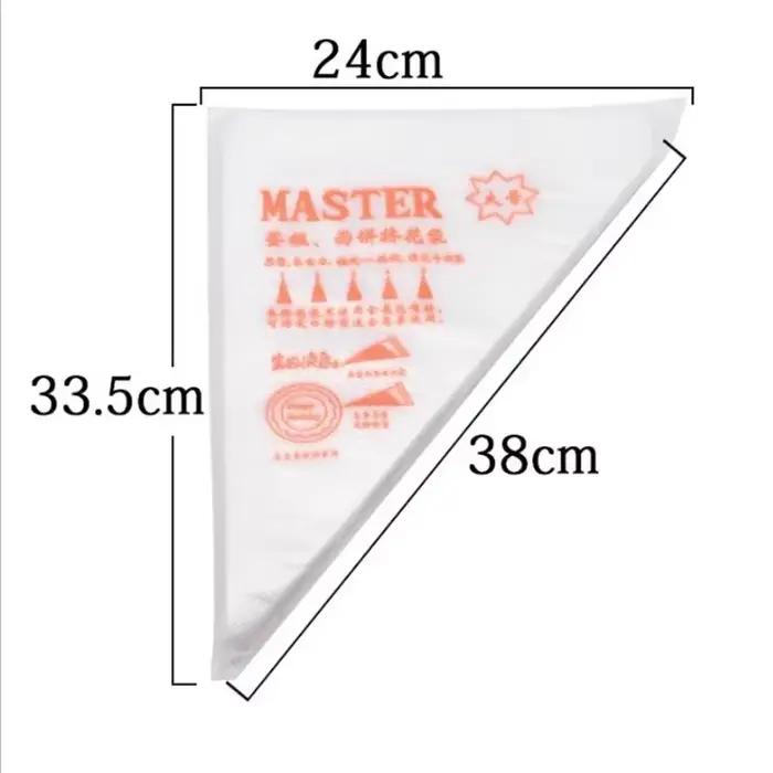 Sacs à pâtisserie jetables pour crème, Fondant, outils de décoration de gâteaux, ustensiles de cuiss