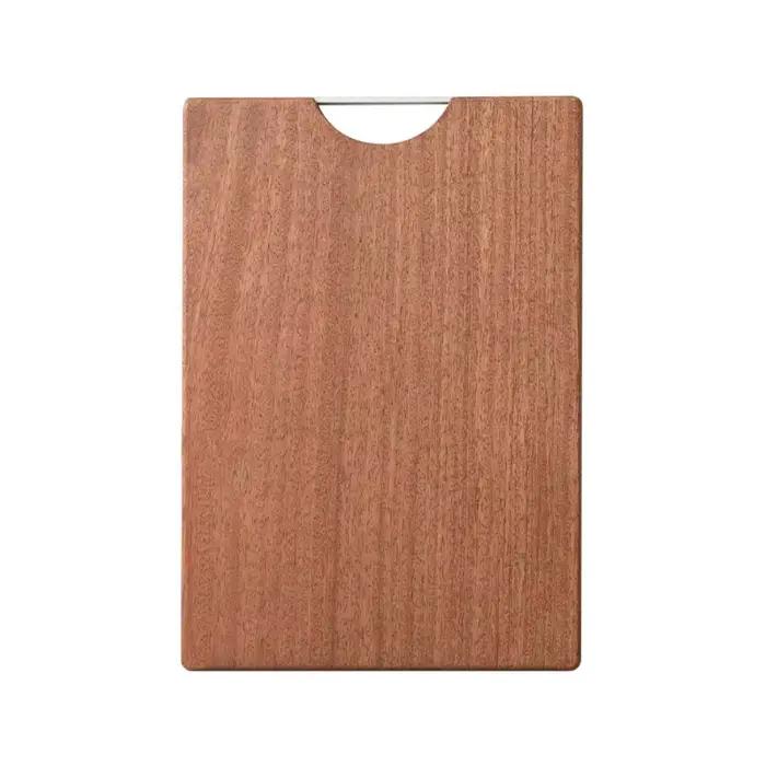 Planche à découper rectangulaire en ébène, blocs à découper en bois antibactériens, Anti-moisissure,