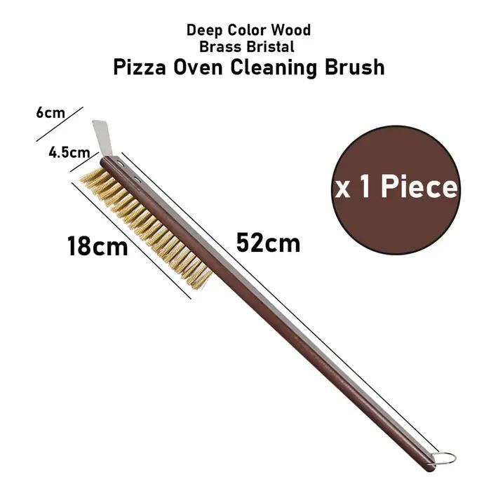 PizzAtHome 20 pouces brosse en cuivre four à Pizza Cassia Siamca poignée poils grattoir en laiton gr