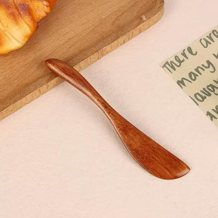 1 pièce Couteau à marmelade en bois, Spatule à beurre japonaise, Couteau de table, Couteau à fromage