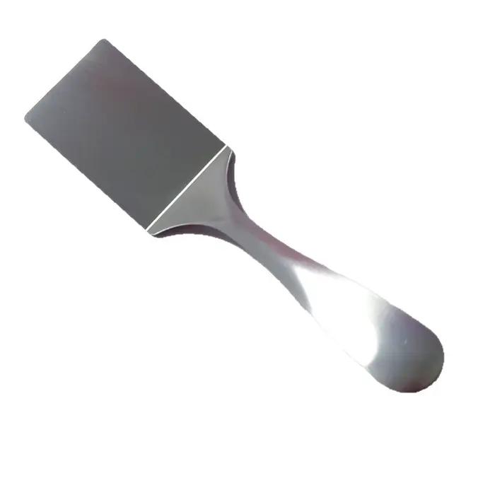 Spatule plate en acier inoxydable pour restaurant, petite spatule pour steak, crêpes, tiramisu, tepp