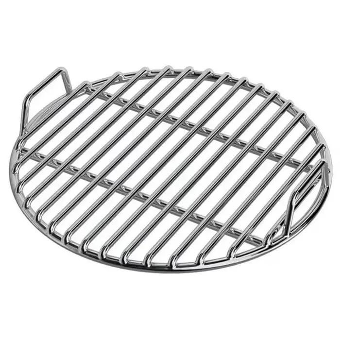 Grates de grillades rondes 40 cm Remplacement en acier inoxydable avec poignée BBQ Grills Mesh Strai