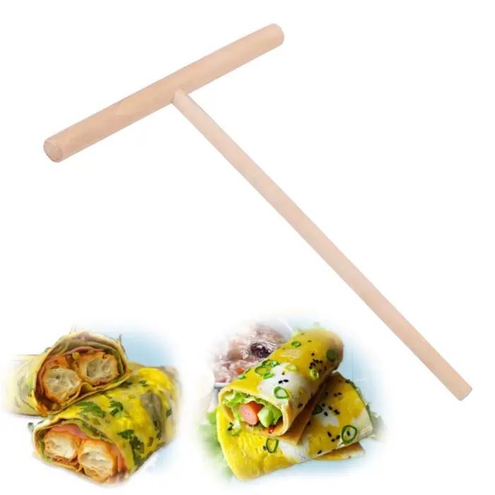 Épandeur de pâte à crêpes en bois, outils de cuisine, pour la maison, français chinois