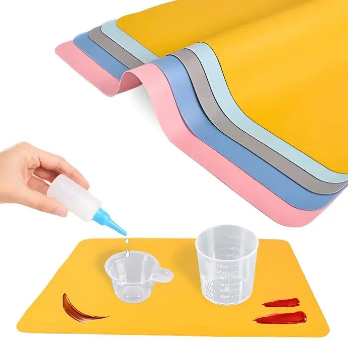 Coussretours en silicone imperméable pour isolation thermique, napperon antidérapant, résine lavable