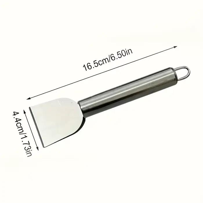 Grattoir de nettoyage polyvalent en acier inoxydable, pour poêles efficaces et poêles à fond plat, o