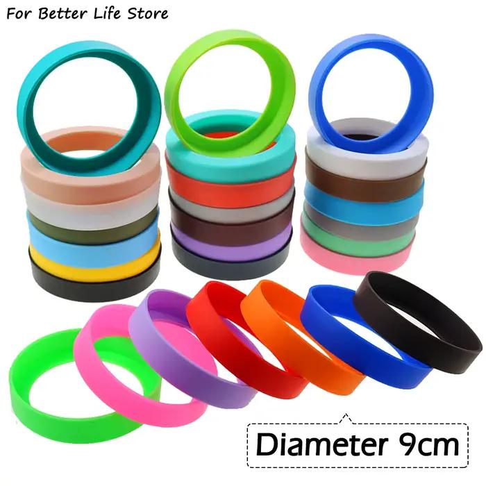 Couvercle de protection inférieur de tasse en Silicone souple, 1 pièce, 18,5 g, 9CM, support de béch