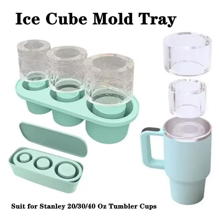 Plateau à glaçons à 3 grilles pour Stanley, gobelets de 30/40 Oz, cylindre réutilisable, moules à gl