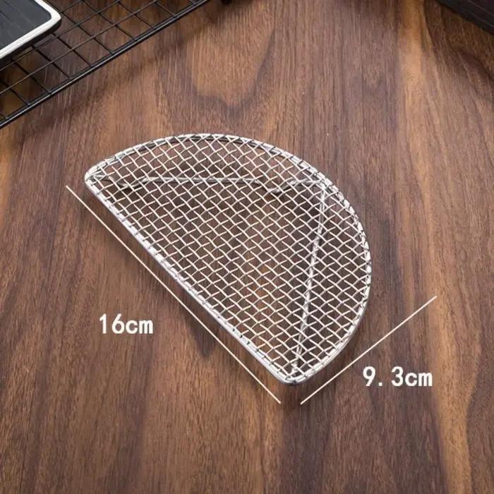 Nouveau filet à frire Tempura semi-circulaire/rond, filet de séchage Durable en acier inoxydable, fi