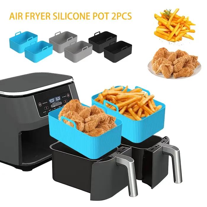 Revêtement en Silicone pour friteuse à Air Ninja, 2 pièces, accessoires pour friteuse à double Air,