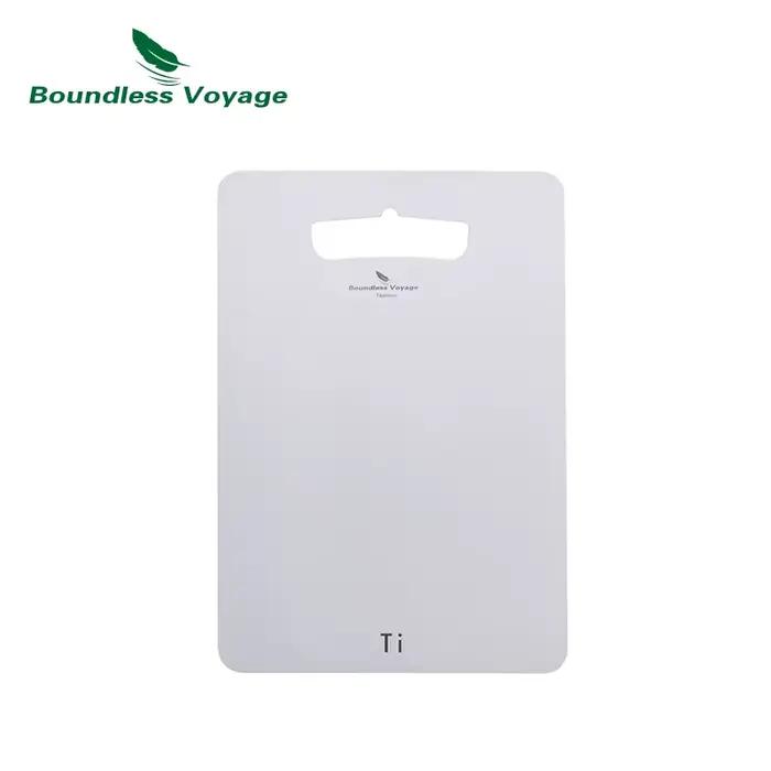 Planche à découper en titane de 1,5 mm, planche à découper ultra fine et légère pour la cuisine, le