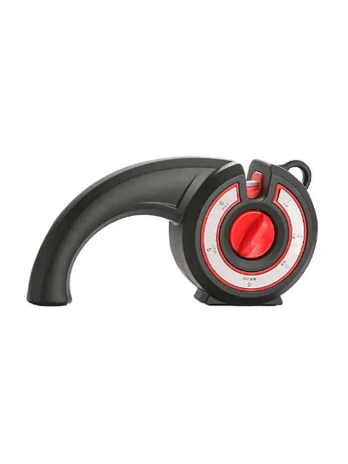 Aiguiseur de couteaux 6 en 1 avec bouton rotatif, affûteur multi-usage pour couteaux de cuisine, cis