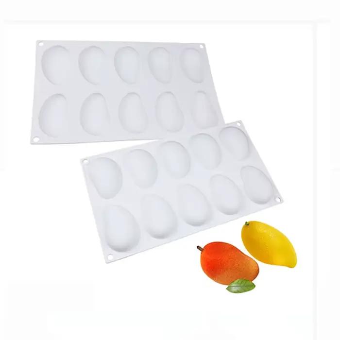 Fruits série mangue poire cuisson mousse gâteau moule en silicone dessert cuisson antiadhésif durabl