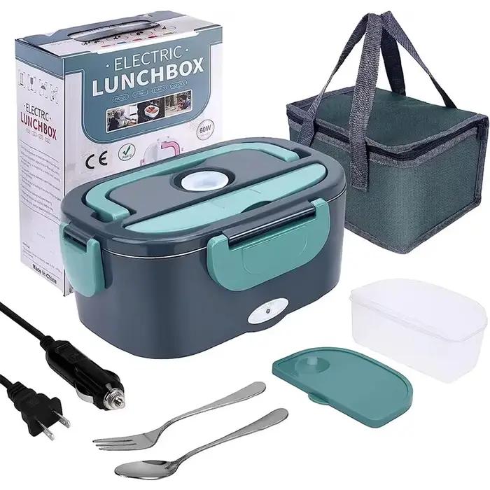 Boîte à lunch électrique portable avec chauffage au micro-ondes pour camionneurs, chauffe-plats pour