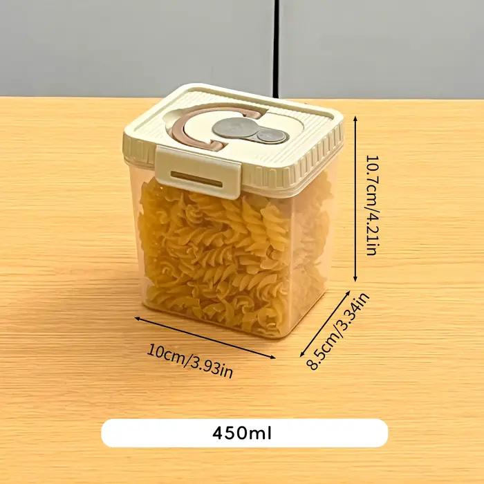 WORTHBUY – boîte de rangement de pâtes avec poignée, nouilles en plastique résistantes à l'humidité,