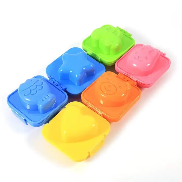 6 pièces/ensemble mignon oeufs moule ensemble dessin animé oeufs bricolage moule moule poêle pour en