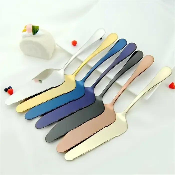 Couteau à pelle à gâteau en acier inoxydable, tarte Pizza fromage serveur diviseur de gâteaux coutea
