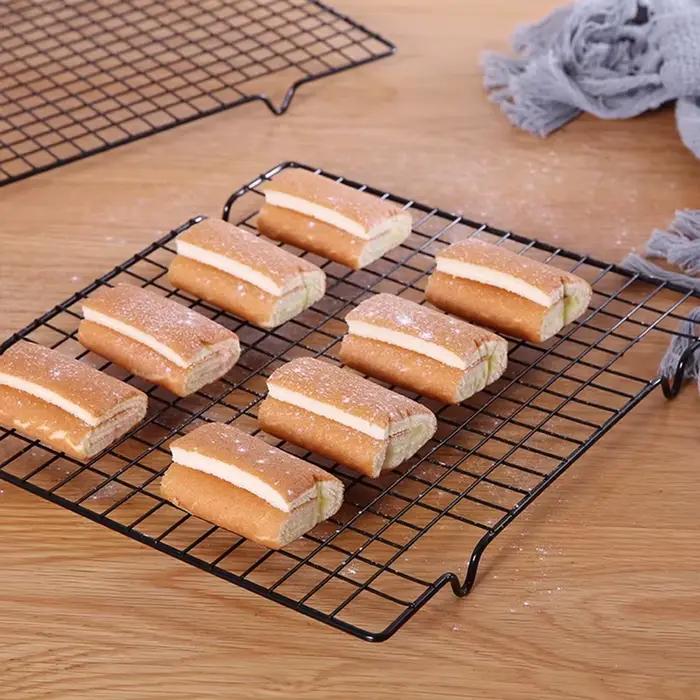 Support de refroidissement en acier inoxydable, support de cuisson de gâteaux pour rôtir, griller, s