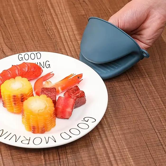 Pince Anti-brûlure, lève-disque, pince à vapeur, gants en Silicone, plateau de four à micro-ondes, p