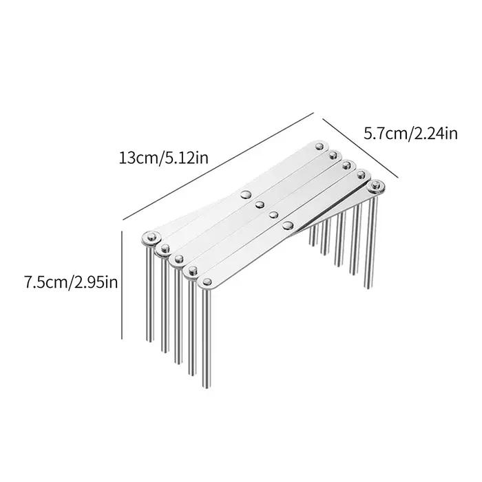 Support de couvercle de casserole, organisateur de couvercle de casserole, rétractable et pliable, a