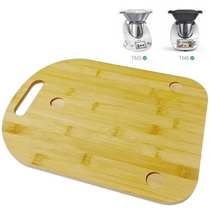 Planche mobile en bambou pour Thermomix TM5 TM6, tapis antidérapant, Position fixe, tapis antidérapa