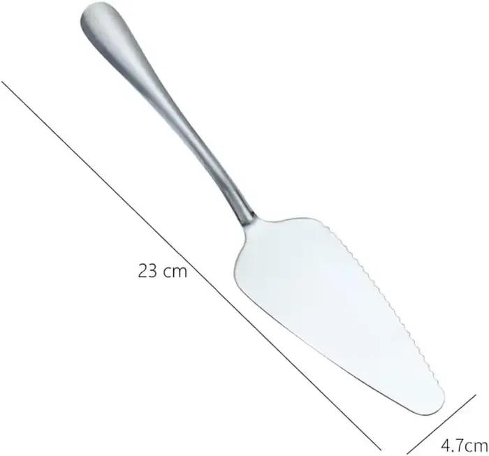 Serveur de Pizza à tarte dentelée, lame en acier inoxydable, pelle de coupe, spatules de pâtisserie,