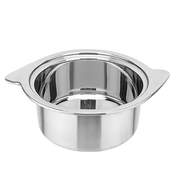 Poêle pour une personne, marmite bouillante, multi-usages, en acier inoxydable, 14/15/16/18cm, usten
