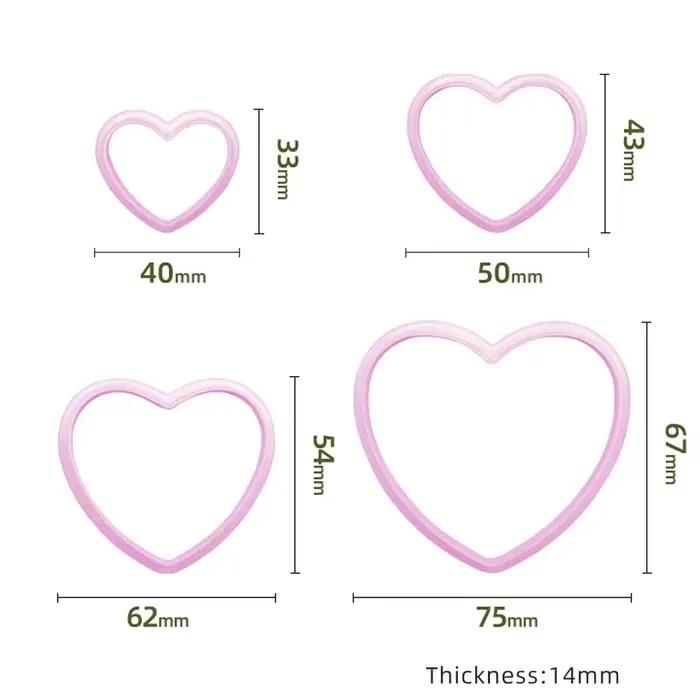 Emporte-pièce en forme de cœur pour fête de mariage, emporte-pièce en forme de cœur d'amour, outils