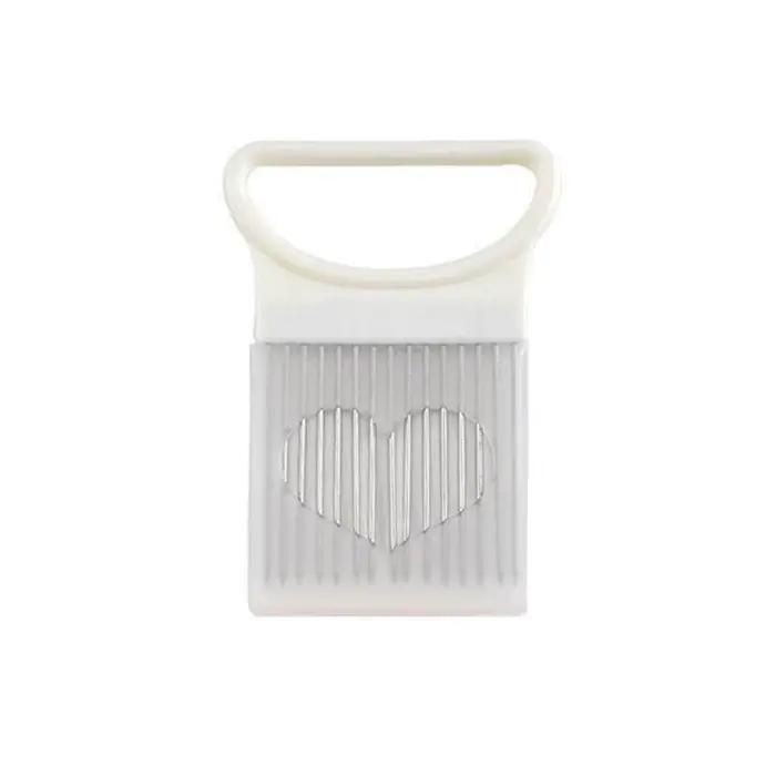 Tranchez les oignons sans effort avec ce support à oignons coloré en acier inoxydable pour la cuisin