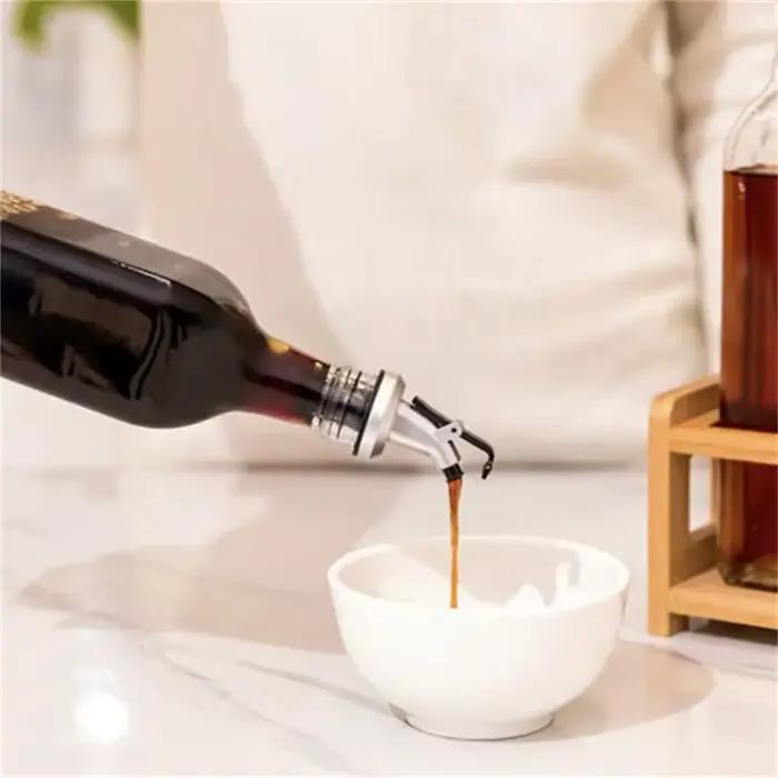 Pot d'huile en plastique anti-fuite, 150ML/250ML/500ML, assaisonnement de cuisine, Sauce soja, vinai