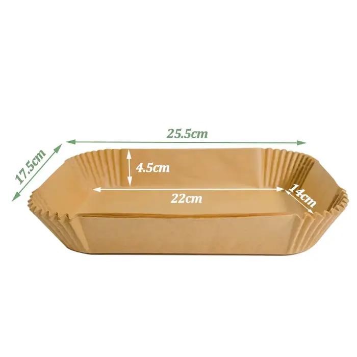 Papier jetable pour friteuse à Air, antiadhésif, tapis de cuisson pour friteuse à air, résistant à l