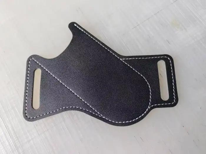 Gaine de rangement anti-rayures en cuir PU, couteau pliant, porte-ceinture, couteau de poche, outil