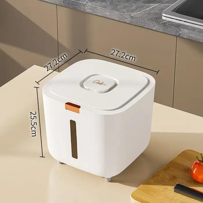 Boîte de rangement hermétique pour riz de 10 kg, anti-insectes et anti-humidité, récipient à céréale