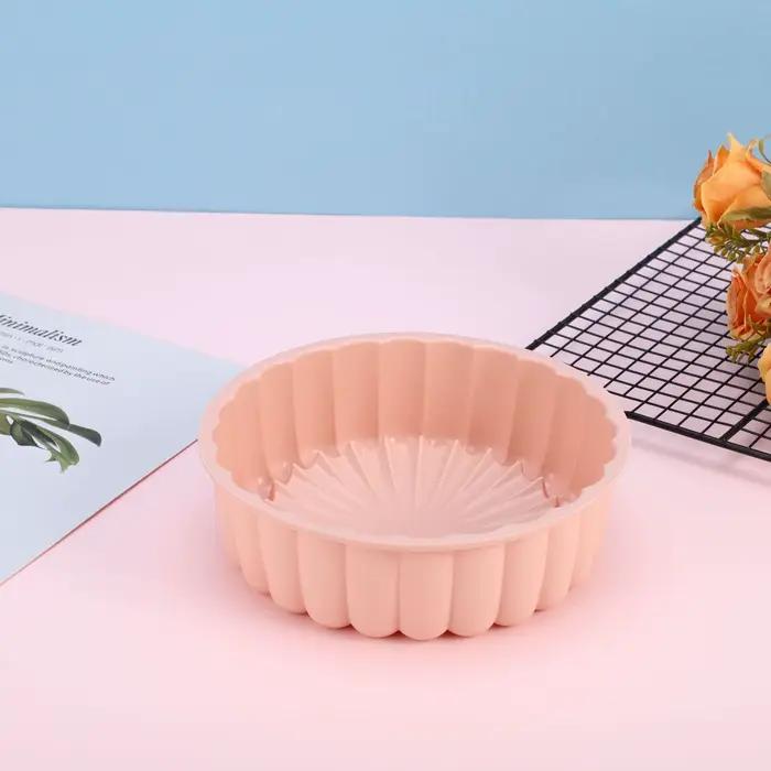 Moule à gâteau rond multifonctionnel en Silicone, résistant aux hautes températures, moule de cuisso