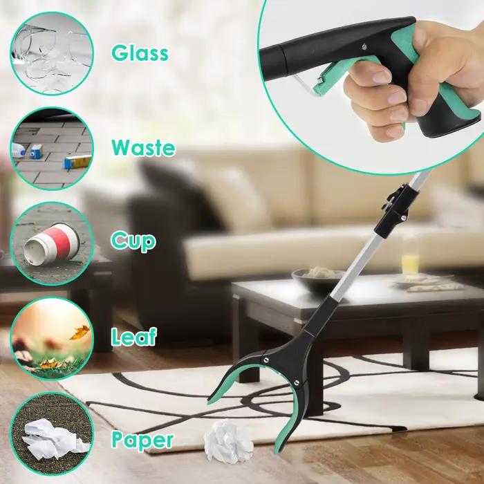 Pince de sélection de déchets d'extension de pince pliable avec 360 ° Outils manuels à Clip rotati