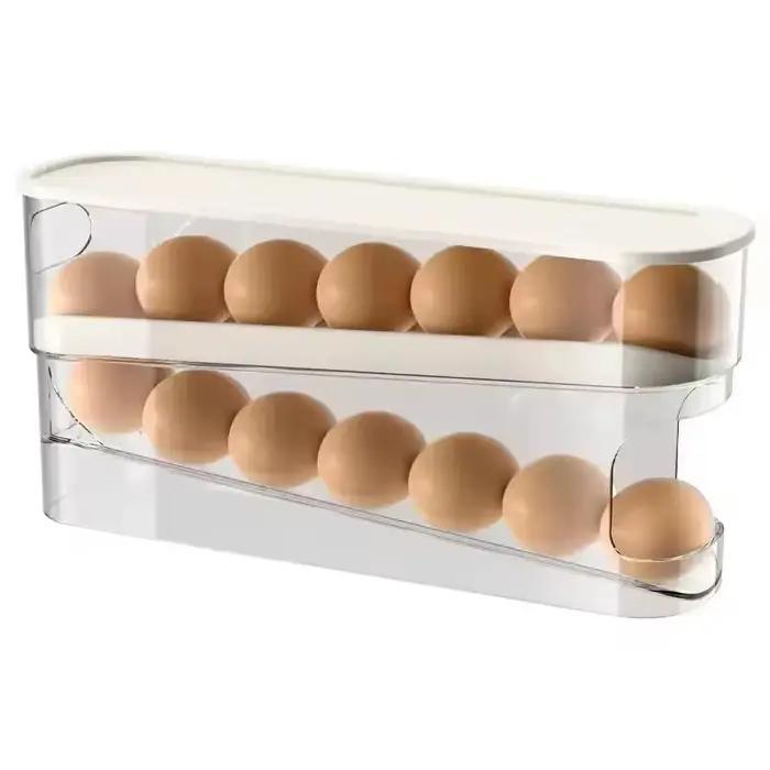 Distributeur d'œufs, adapté au réfrigérateur, organisateur de rangement de cuisine, comptoir, suppor