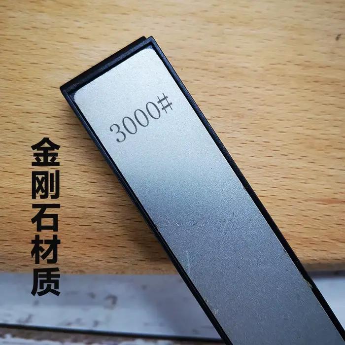 80-3000 # Affûteur de couteaux en pierre diamantée, barre d'affûtage pour ciseaux, rasoirs, coutea