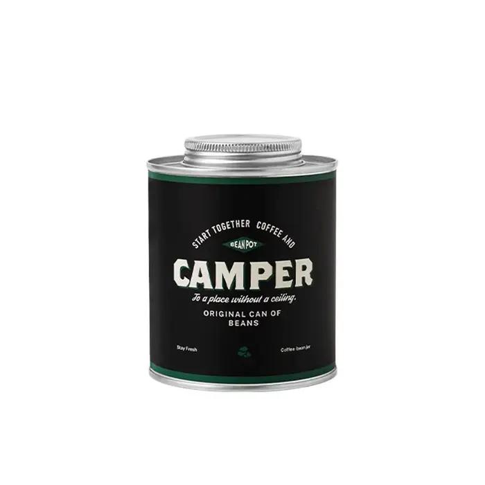 Pot scellé Portable pour grains de café, boîte en fer pour Camping en plein air, qualité alimentaire