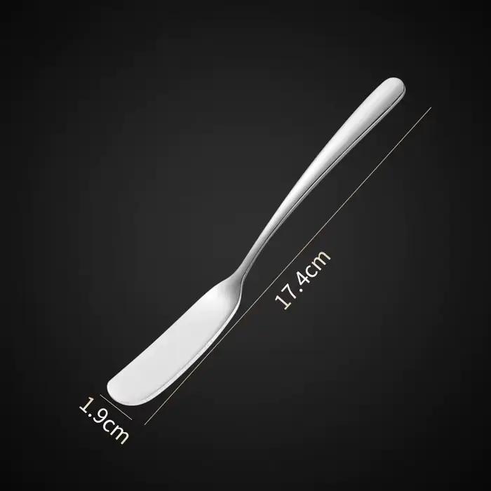 2 Couteaux à beurre en acier inoxydable, Spatule à fromage, Spatule à beurre de cuisine, Spatule à b