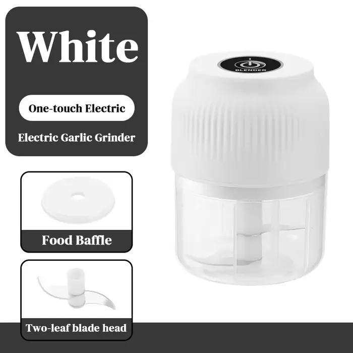 Hachoir électrique de cuisine, Mini broyeur d'ail, hachoir à viande Portable USB, hachoir à légumes