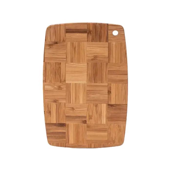 Planche à découper en bambou de qualité supérieure pour cuisine, conception rectangulaire et ovale,
