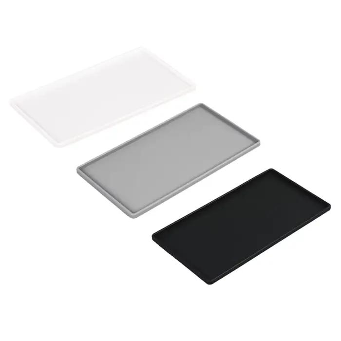 HORegina-Porte-couverts en silicone, carré plat, anti-ald, pour café et thé
