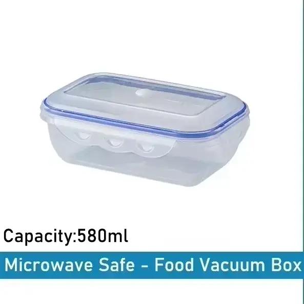 Boîte de stockage des aliments sous vide, conteneur de stockage Transparent, organisateur de réfrigé