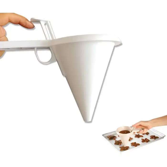 Entonnoir de cuisine réglable pour pâtisserie, outils de cuisson, glaçage, bonbons, distributeur de