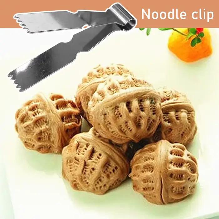 Pince à fleurs en acier inoxydable pour pâtisserie, outil de décoration de pâte à biscuits en forme