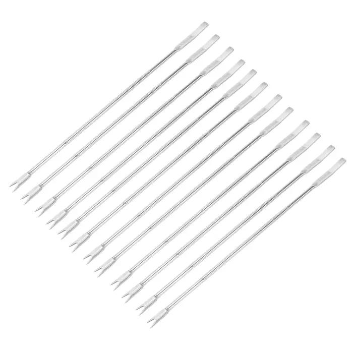 Lot de 12 fourchettes multifonctionnelles en acier inoxydable pour fruits de mer, outils pour fruits