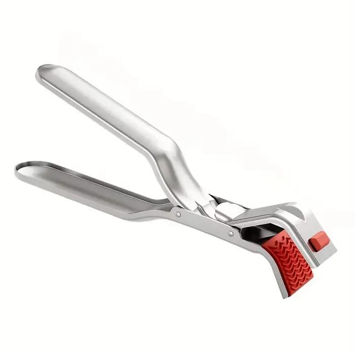 1 pince anti-brûlure pour bols chauds, support de vaisselle, pince pour casseroles et poêles, pince