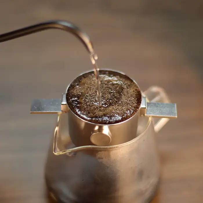 Filtre à café suspendu en acier inoxydable 304, tasse Portable, filtre affleurant à la main, papier