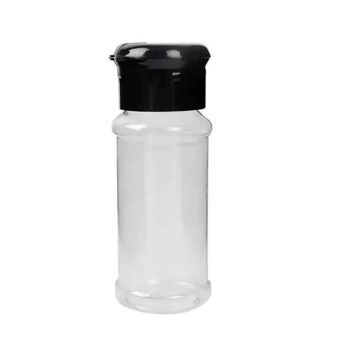 Bocaux d'Assaisonnement Transparents de 100ml, Stockage d'Épices HI, Boîte à Condiments, Distributeu